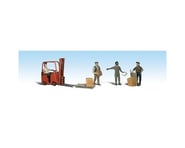 more-results: Four guys work to move crates with a forklift. This product was added to our catalog o