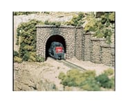 more-results: Cover the entrance of your N scale tunnels with a random stone single track width and 