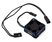 more-results: The Whitz Racing Products Blue 30mm HyperCool Aluminum Cooling Fan helps lower a motor