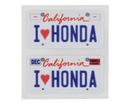 WRAP-UP NEXT REAL 3D U.S. License Plate (2) (I LOVE HONDA) (11x50mm) | product-related