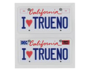 WRAP-UP NEXT REAL 3D U.S. License Plate (2) (I LOVE TRUENO) (11x50mm) | product-related