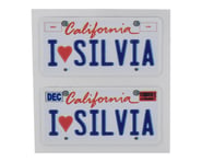 WRAP-UP NEXT REAL 3D U.S. License  Plate (2) (I LOVE SILVIA) (11x50mm) | product-related
