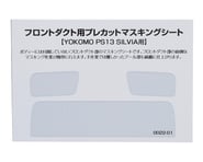 WRAP-UP NEXT Precut Mask Sheet for Front Duct (Yokomo PS13 Silvia) | product-related