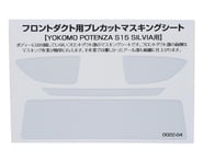 WRAP-UP NEXT Precut Mask Sheet for Front Duct (Yokomo POTENZA S15 Silvia) | product-related