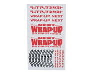 WRAP-UP NEXT Logo Tire Sticker (Red) (Type-B) (140x80mm) | product-related
