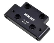 more-results: This optional XRAY Aluminum Front Lower Arm Mount features an integrated 23° and 29° k