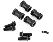 Yeah Racing 12mm Aluminum Hex Adaptors (Black) (4) (20mm Offset) | product-also-purchased
