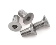 more-results: This is a pack of four Yokomo 3x6mm BD9 Flat Head Hex Screws, in Aluminum Alloy materi