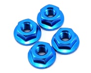 more-results: Yokomo 4mm Aluminum Serrated Flanged Nut (Blue) (4)