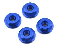 175RC Mini-T 2.0 Serrated Wheel Nuts (4) (Blue)