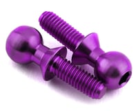 175RC 5.5x8mm Titanium Ball Studs (Purple) (2)