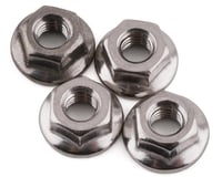 175RC HD Stainless Steel 4mm Serrated Wheel Nuts for Traxxas Drag Slash (Silver)