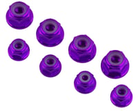 175RC DR10M Aluminum Nut Kit (Purple) (8)