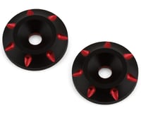 175RC B6.4 Aluminum Wing Buttons (Red) (2)