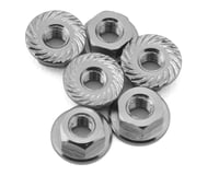 175RC Team Associated RC10B74.2D CE Aluminum Serrated Wheel Nuts (Natural) (6)
