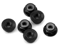 175RC Aluminum Serrated Wheel Nuts for Traxxas Slash 4x4 (Black) (6)