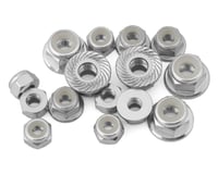 175RC Team Associated DC10 Lightweight Aluminum Nuts Kit (15) (Silver)