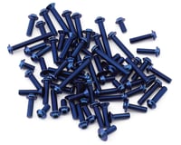 1UP Racing Mugen MSB1 Pro Duty Titanium Upper Screw Set (Blue)