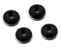 1UP Racing Lockdown UltraLite 4mm Serrated Wheel Nuts (Black) (4)