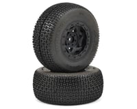 AKA Cityblock 3 Wide SC Pre-Mounted Tires (SC6/Slash) (2) (Black)