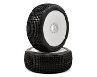 AKA Catapult 1/8 Buggy Pre-Mounted Tires (2) (White) (Soft)