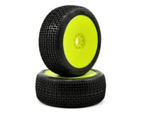AKA Catapult 1/8 Buggy Pre-Mounted Tires (2) (Yellow) (Ultra Soft)