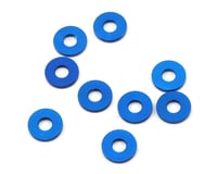 Team Associated 7.8x1.0mm Aluminum Bulkhead Ball Stud Washer (Blue) (10)