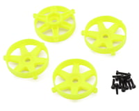 Team Associated Factory Team® Adjustable Wheel Face Plate (Yellow) (4) (Inner)