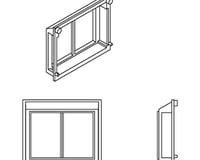 Athearn HO All-Weather Window Set, 2 Pane/Steep/Angle (6)