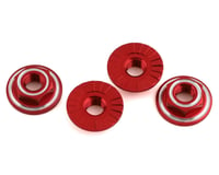 Avid RC Ringer 4mm Wheel Nuts (Red) (4)