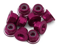 Avid RC 3mm Ringer Flanged Aluminum Locknut (Pink) (10)