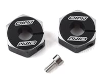 Avid RC RC10B7 12mm Aluminum Clamping Wheel Hex (Black) (2) (5mm)