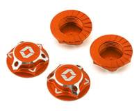 Avid RC Triad 17mm Fine Thread Capped Wheel Nuts (Orange) (4)