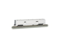 Bachmann Unlettered Aluminum 72' 2-Door Baggage Car (N Scale)