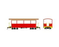 Bachmann Excursion Car (Red/Tan Roof) (On30 Scale)