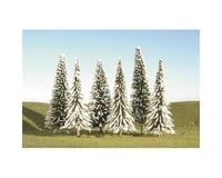 Bachmann Scenescapes Pine Trees w/ Snow (9) (3-4")