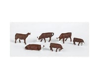 Bachmann SceneScapes Cows (Brown & White) (HO Scale)