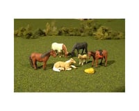Bachmann SceneScapes Horses (6) (HO Scale)
