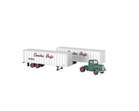 Bachmann Canadian Pacific Green Truck Cab & 2 Piggyback Trailers (HO Scale)