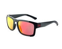 Optic Nerve Vettron Sunglasses (Matte Carbon/Black) (Smoke Red Mirror Lens)