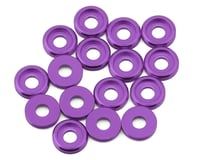 Team Brood 3mm 6061 Aluminum Button Head Washer (Purple) (16)
