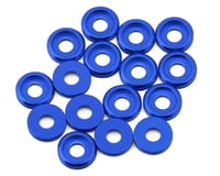 Team Brood 3mm 6061 Aluminum Button Head Washer (Blue) (16)