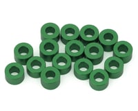 Team Brood 3x6mm 6061 Aluminum Ball Stud Washers Extra Large Kit (Green) (16)
