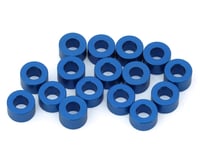 Team Brood 3x6mm 6061 Aluminum Ball Stud Washers Extra Large Kit (Blue) (16)