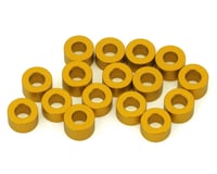 Team Brood 3x6mm 6061 Aluminum Ball Stud Washers Extra Large Kit (Yellow) (16)