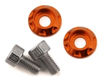Team Brood M3 Motor Washer Heatsink w/Screws (Orange) (2)
