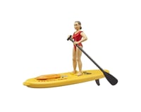 Bruder Toys Bworld Lifeguard w/Stand Up Paddleboard