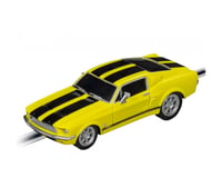 Carrera 1967 Ford Mustang 1:43 Analog Slot Car (Yellow)