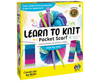 Creativity For Kids Learn To Knit Pocket Scarf