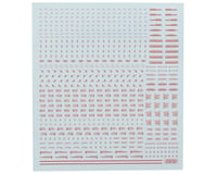 Mecha Decals 1/144 Ultra Premium Waterslide Decal Sheet (Red) (#1)